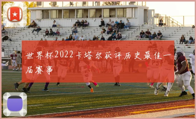 世界杯2022卡塔尔获评历史最佳一届赛事