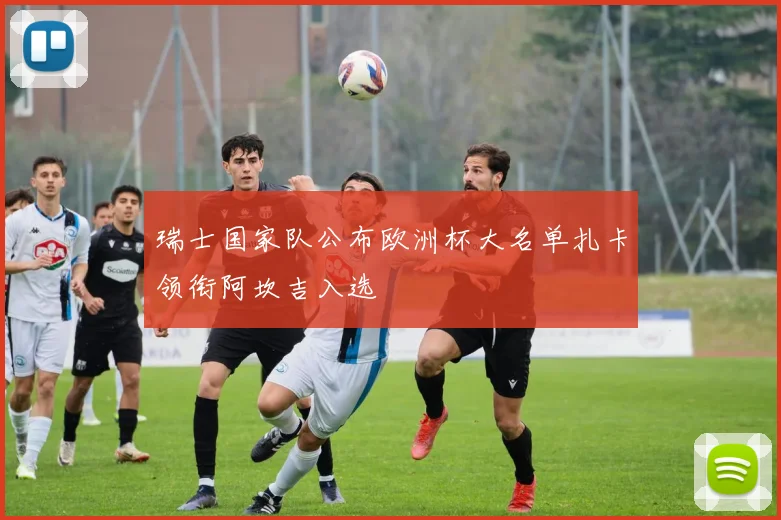 瑞士国家队公布欧洲杯大名单扎卡领衔阿坎吉入选